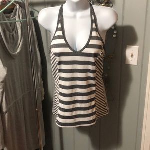Marika gray stripe tank size medium